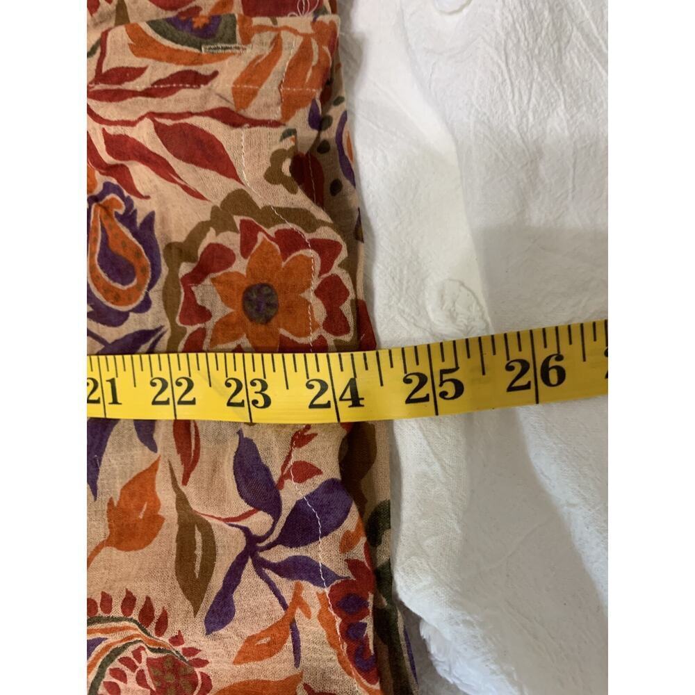 Lauren Ralph Lauren Cotton Multicolor Floral Button-Up Collared Shirt Size 1X - Picture 2 of 6